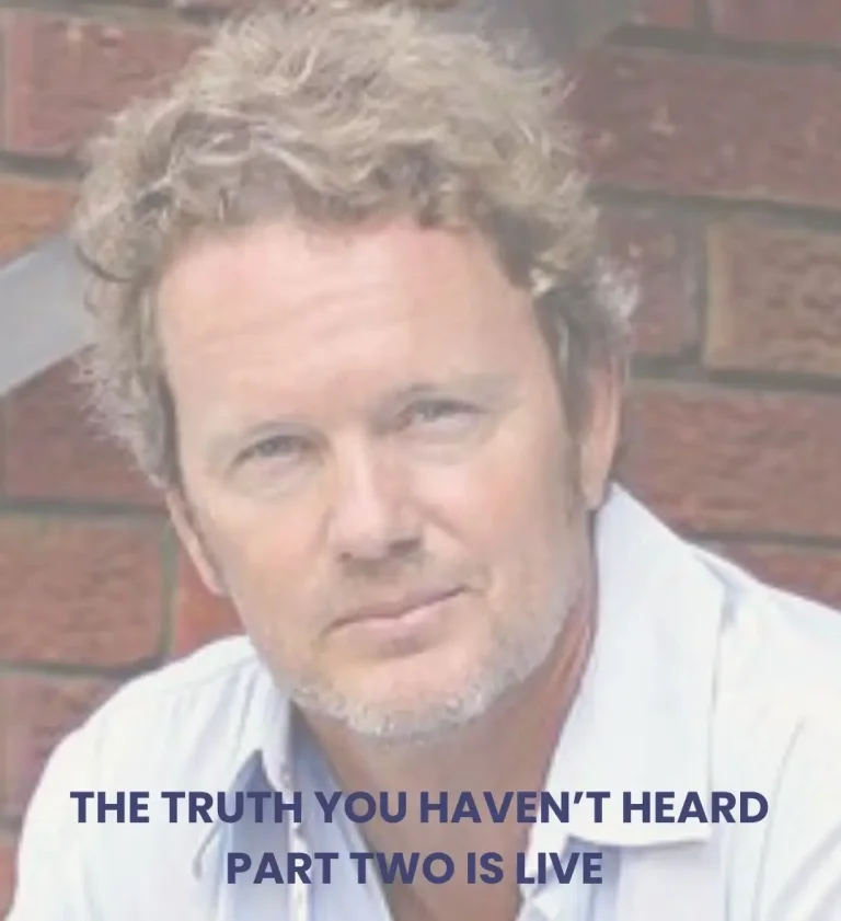 A picture of Craig McLachlan with the words "The truth you haven't heard: Part 2 is live"