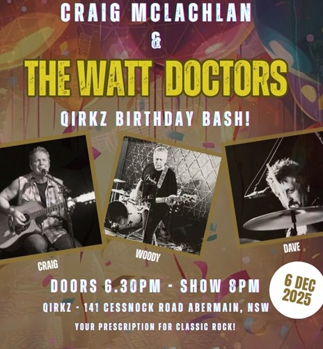 Craig McLachlan & The Watt Doctors